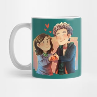 Whouffaldi hearts Mug